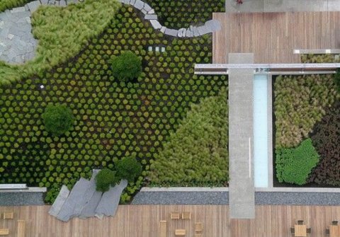 华盛顿互惠银行屋顶花园(图)--重庆风景园林网